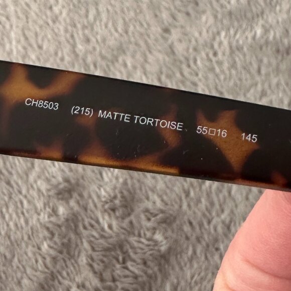 Cole Haan 55mm Matte Tortoise Polarized Square Sunglasses - Picture 5 of 5